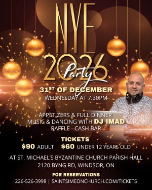 New Year’s Eve Party (Dec. 31, 2025)