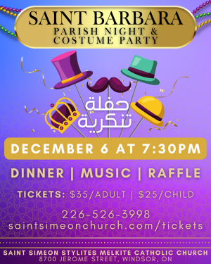 St. Barbara Parish Night (Dec. 6, 2025)